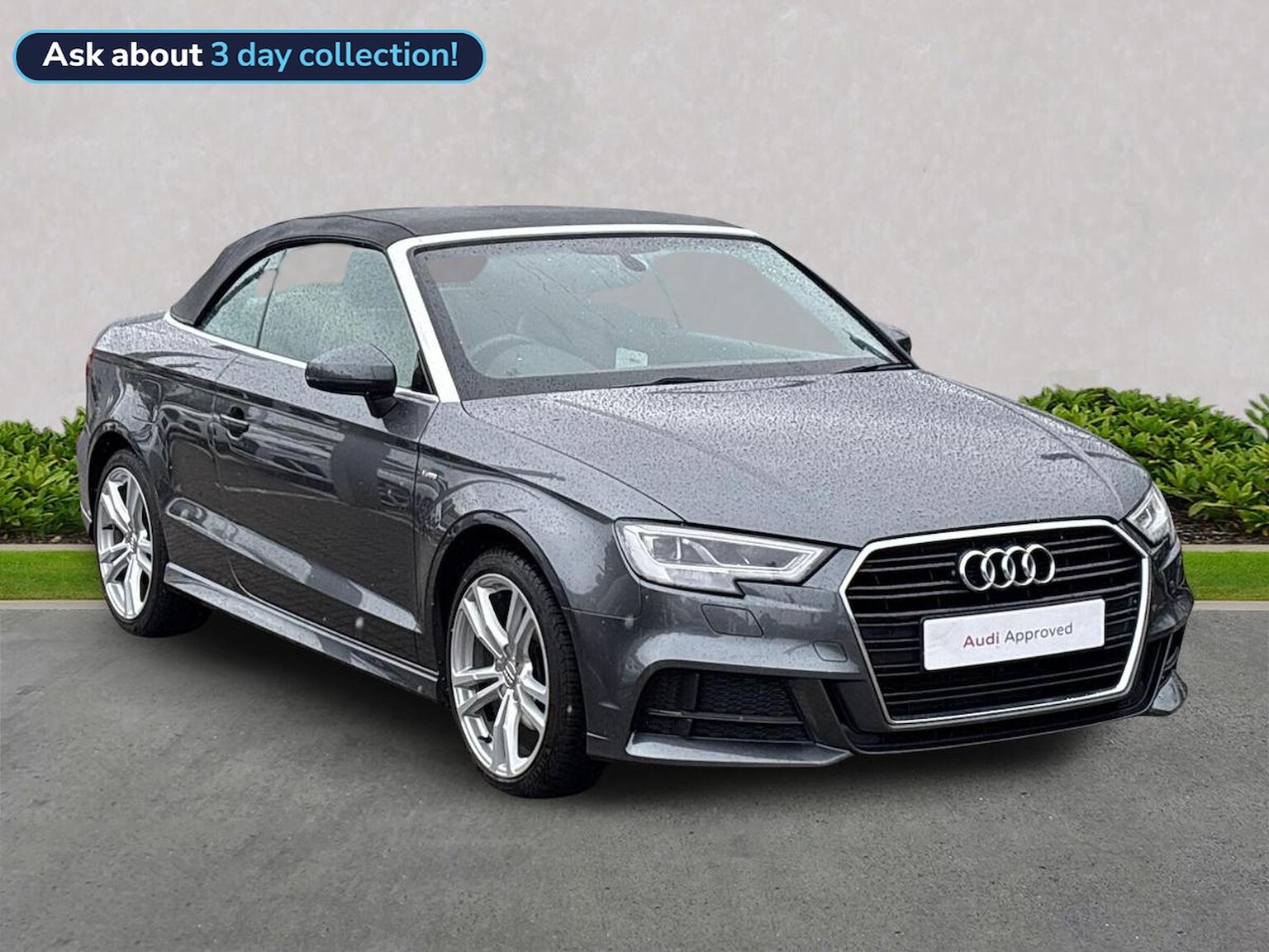AUDI A3 CABRIOLET 1.5 Tfsi Cod 35 S Line Convertible 2Dr Petrol Manual Euro 6 (S/S) (150 Ps)