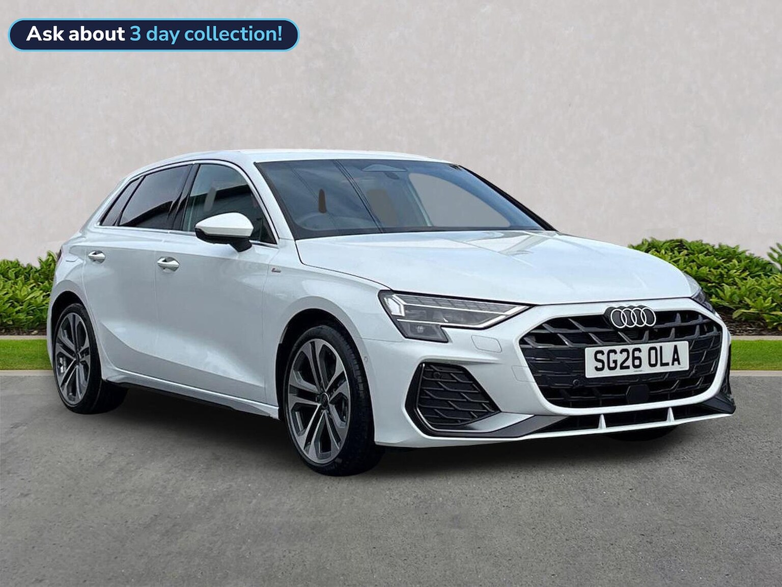 AUDI A3 SPORTBACK 1.5 Tfsi S Line Sportback 5Dr Petrol S Tronic Euro 6 (S/S) (150 Ps)