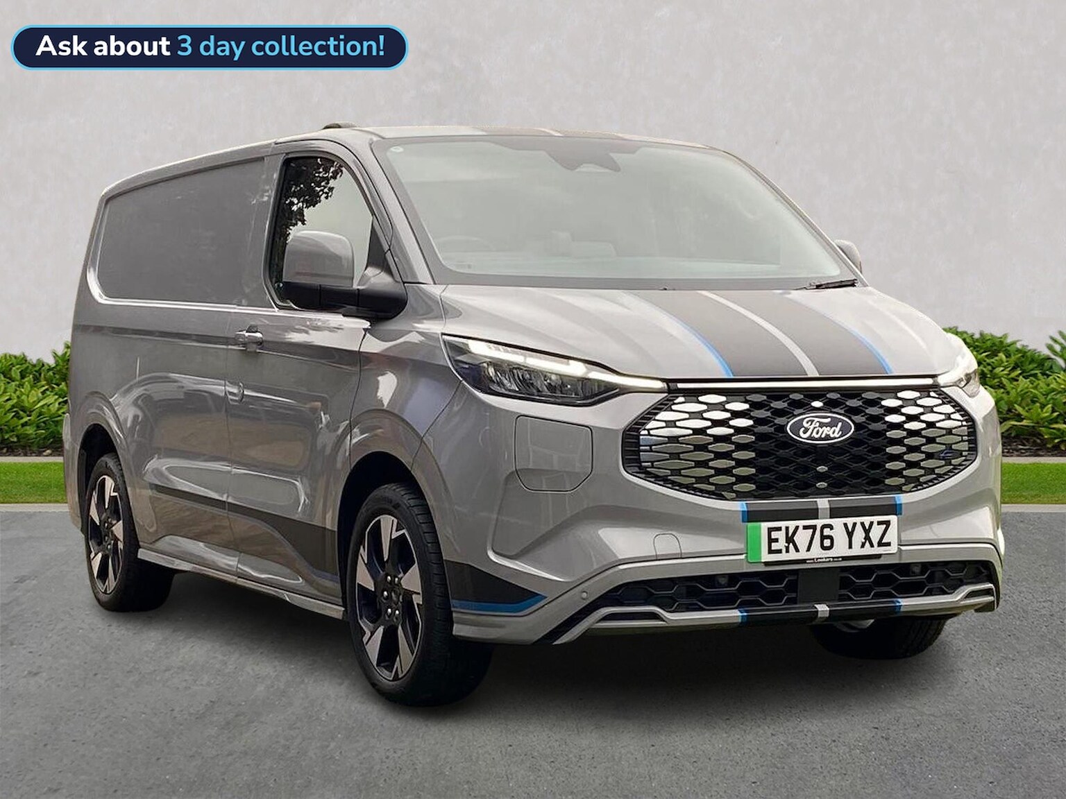 FORD E-TRANSIT CUSTOM 320 L1 ELECTRIC RWD 160Kw 71Kwh H1 Van Sport Auto