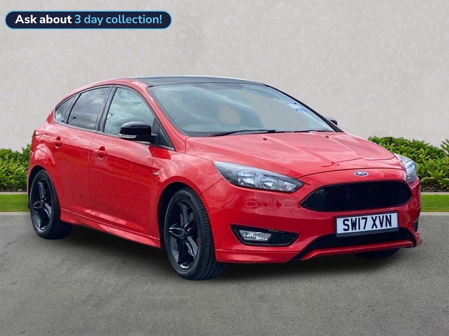 Used FORD FOCUS 1.5T Ecoboost Zetec S Red Edition Hatchback 5Dr Petrol ...