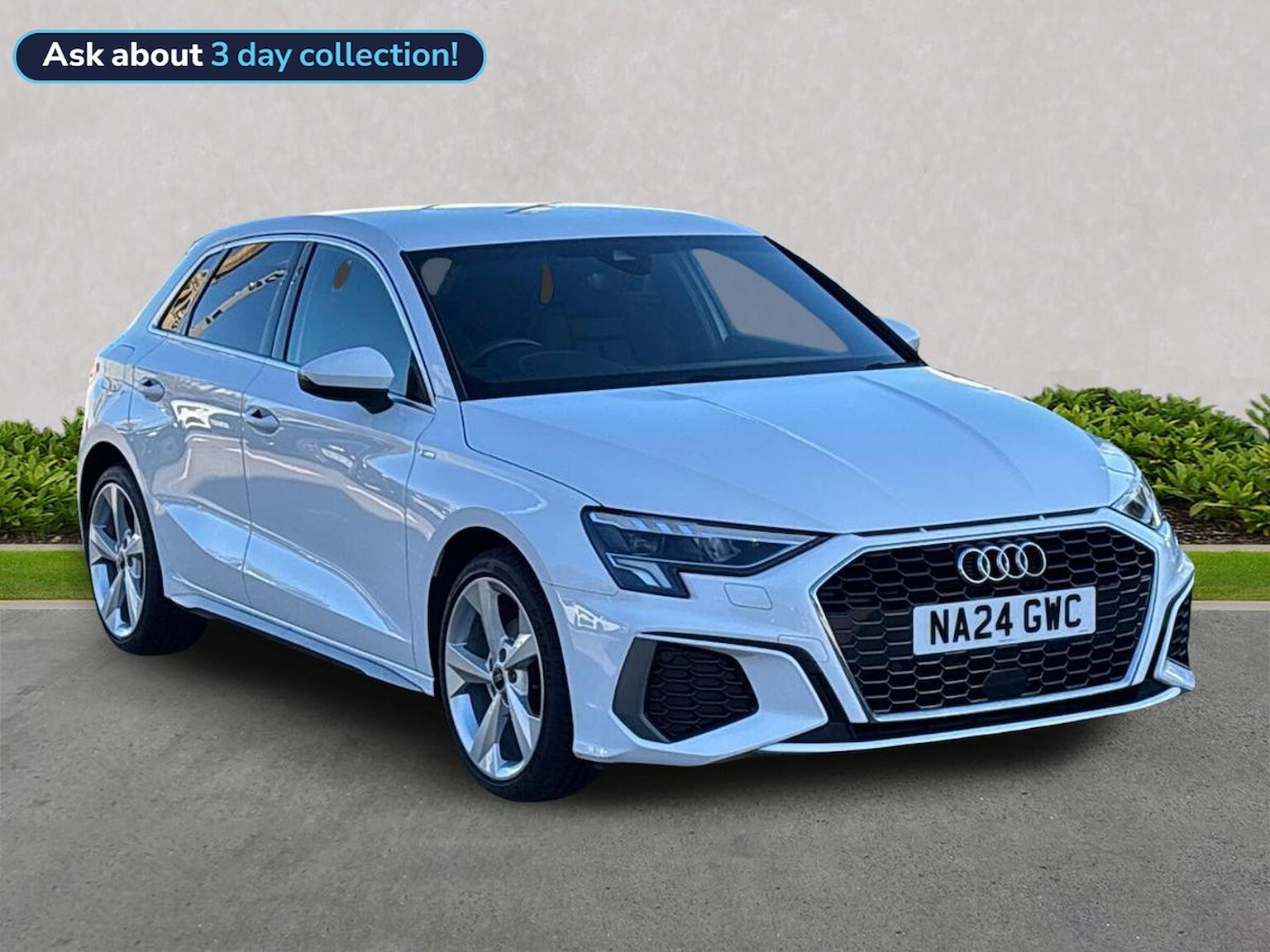AUDI A3 SPORTBACK 1.0 Tfsi 30 S Line Sportback 5Dr Petrol Manual Euro 6 (S/S) (110 Ps)