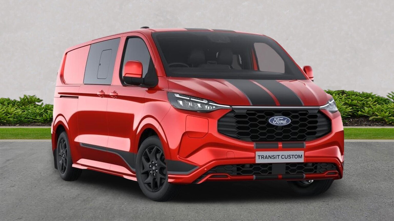 FORD TRANSIT CUSTOM 320 L2 PETROL FWD 2.5 Phev 232Ps H1 Double Cab Van Sport Auto