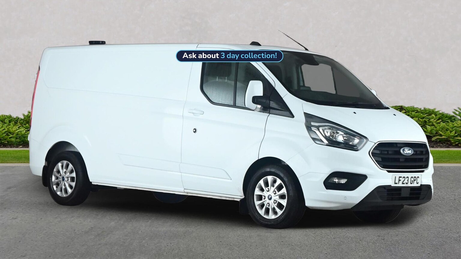 FORD TRANSIT CUSTOM 300 L2 DIESEL FWD 2.0 300 ECOBLUE LIMITED PANEL VAN 5DR DIESEL MANUAL L2 H1 EURO 6 (S/S) (130 PS)