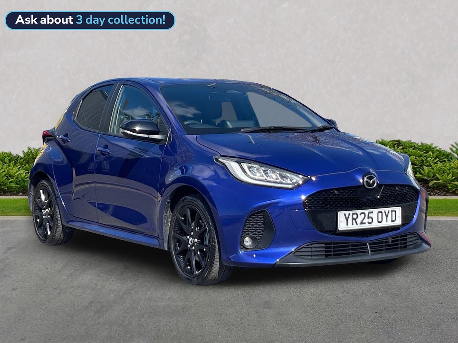 2025 mazda 2 hybrid hatchback 2025 1.5i hybrid homura 5dr cvt camera | blis | black pack petrol/electric hybrid hatchback automatic 7,391... photo