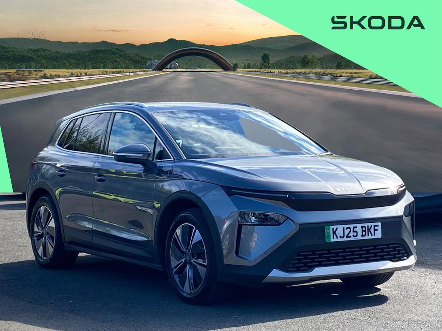 2025 SKODA ELROQ ESTATE 2025 82KWH 85 EDITION SUV 5DR ELECTRIC AUTO 286 PS SAT... photo