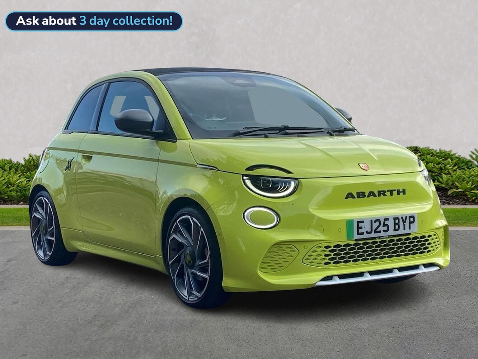 ABARTH 500 ELECTRIC CABRIO 42Kwh Convertible 2Dr Electric Auto (155 Ps)