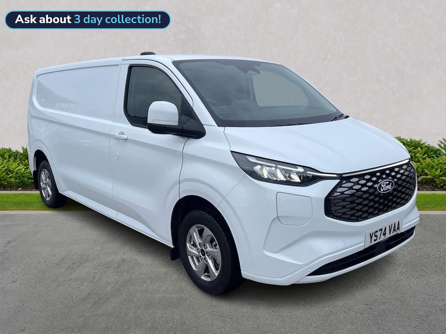 FORD E-TRANSIT CUSTOM 320 L2 ELECTRIC RWD 320 65Kwh Limited Panel Van 5Dr Electric Auto L2 H1 (136 Ps)