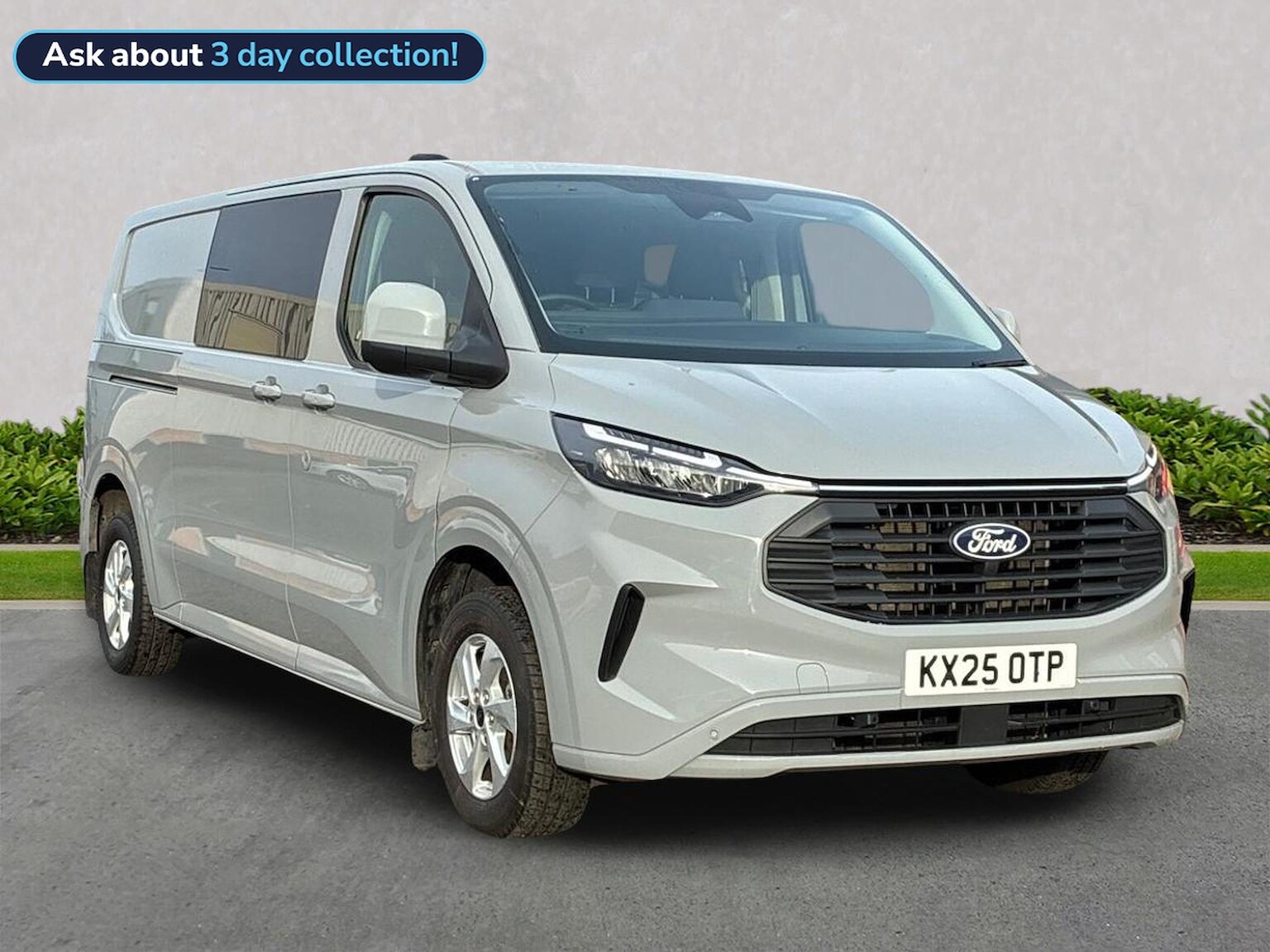 FORD TRANSIT CUSTOM 320 L2 DIESEL FWD 2.0 320 ECOBLUE LIMITED CREW VAN DOUBLE CAB 5DR DIESEL MANUAL L2 H1 EURO 6 (S/S) (150 PS)