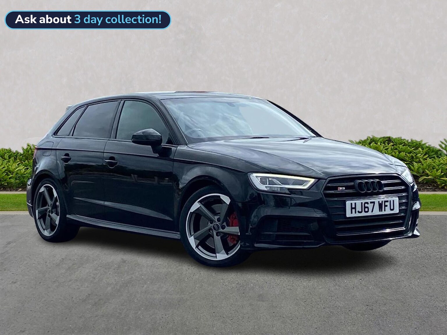 AUDI A3 SPORTBACK SPECIAL EDITIONS 2.0 Tfsi Black Edition Sportback 5Dr Petrol S Tronic Quattro Euro 6 (S/S) (310 Ps)