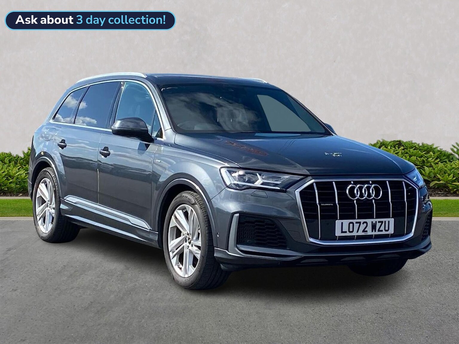 AUDI Q7 ESTATE 3.0 Tfsi V6 55 S Line Suv 5Dr Petrol Tiptronic Quattro Euro 6 (S/S) (340 Ps)