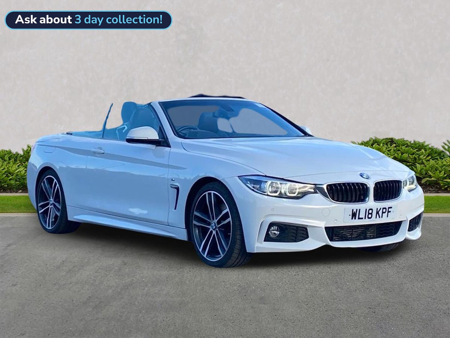 BMW 4 SERIES DIESEL CONVERTIBLE 420D [190] M Sport 2Dr Auto [Professional Media]