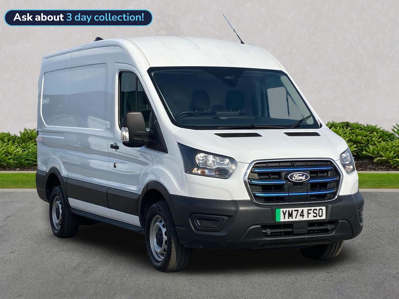 FORD E-TRANSIT 350 L2 RWD 350 68Kwh Leader Panel Van 5Dr Electric Auto Rwd L2 H2 (269 Ps)