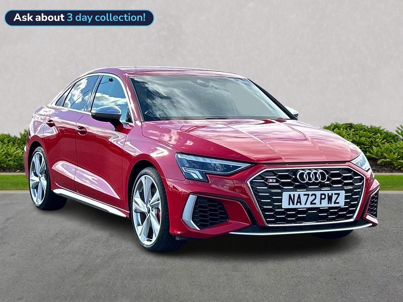 AUDI A3 SALOON 2.0 Tfsi Saloon 4Dr Petrol S Tronic Quattro Euro 6 (S/S) (310 Ps)