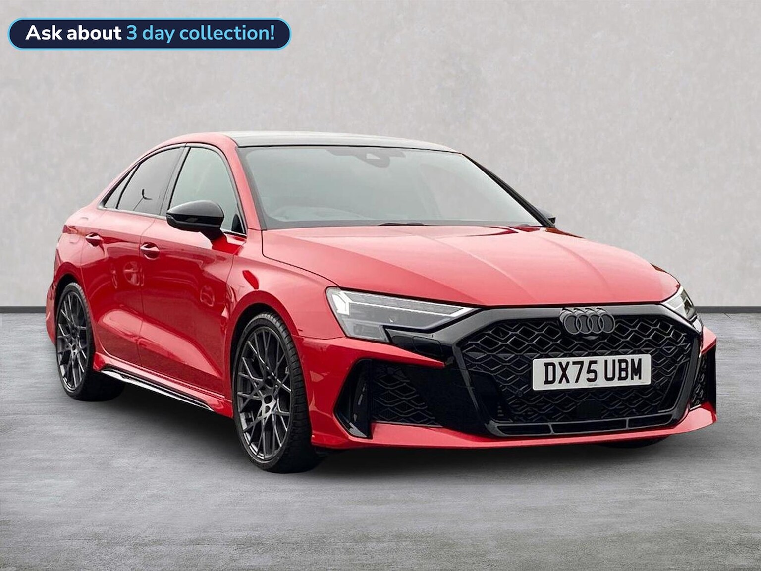 AUDI RS 3 SALOON 2.5 Tfsi Saloon 4Dr Petrol S Tronic Quattro Euro 6 (S/S) (400 Ps)