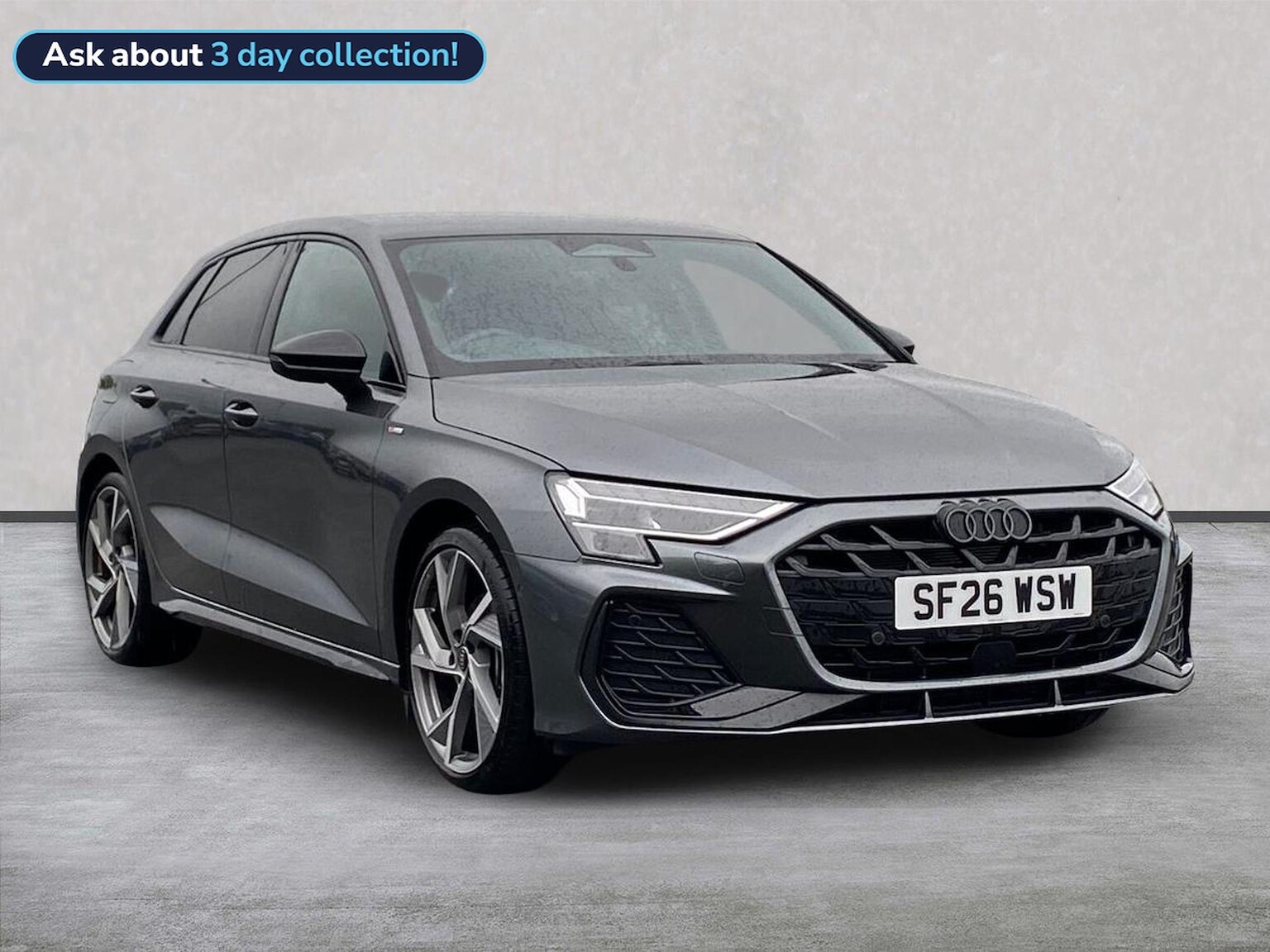 AUDI A3 DIESEL SPORTBACK 2.0 Tdi 35 Black Edition Sportback 5Dr Diesel S Tronic Euro 6 (S/S) (150 Ps)