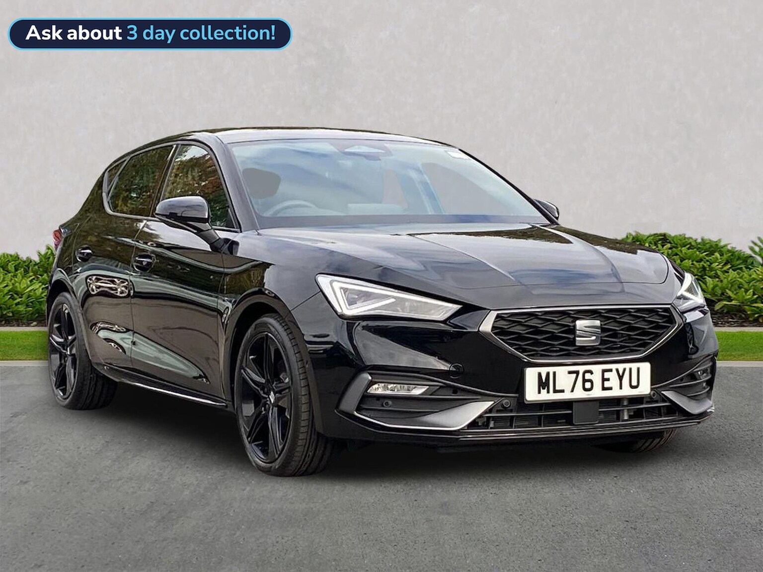 SEAT LEON HATCHBACK 1.5 eTSI MHEV FR Black Edition Hatchback 5dr Petrol Hybrid DSG Euro 6 (s/s) (150 ps)