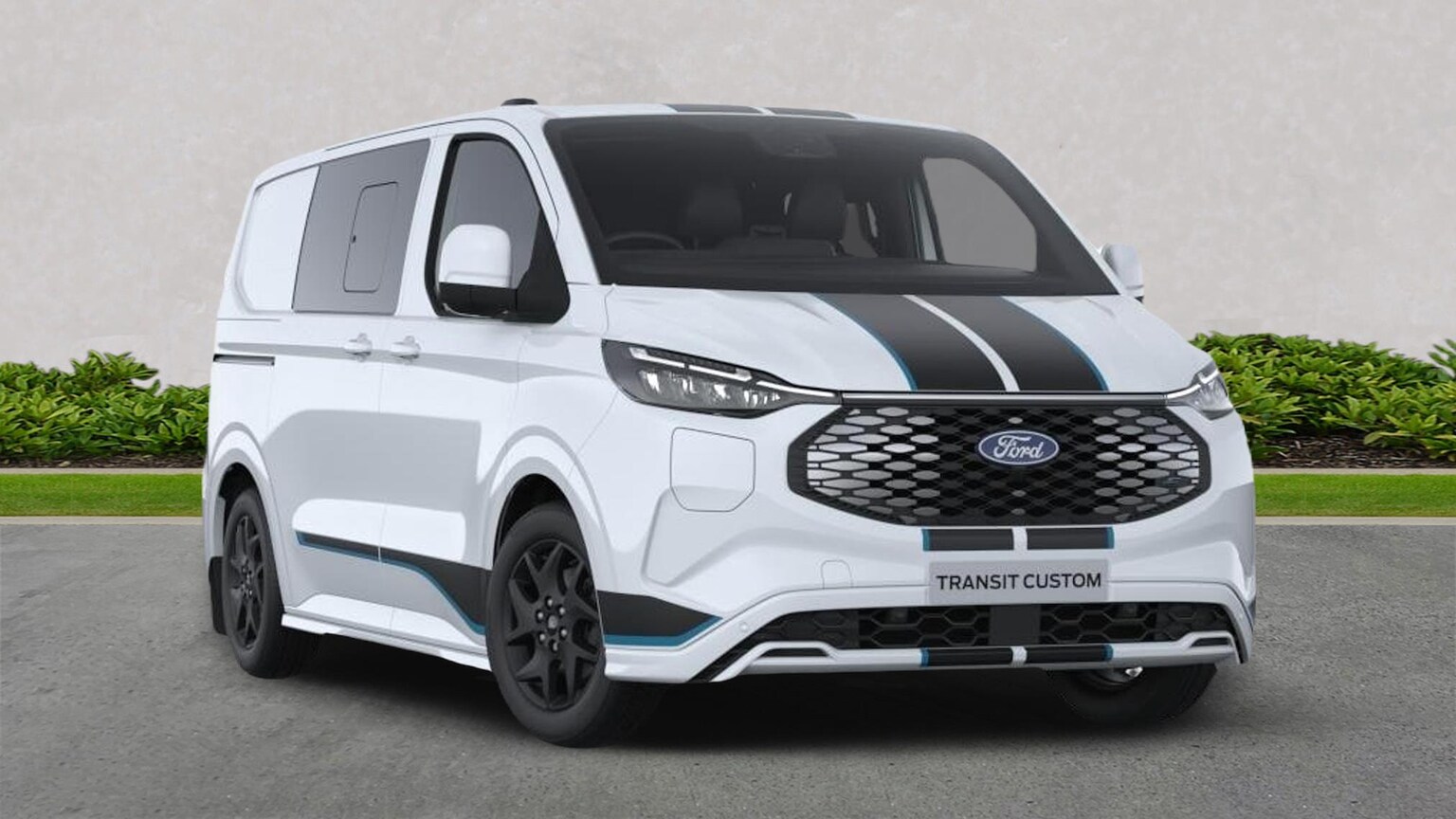 FORD E-TRANSIT CUSTOM 340 L1 ELECTRIC AWD 160Kw 71Kwh H1 Double Cab Van Sport Auto