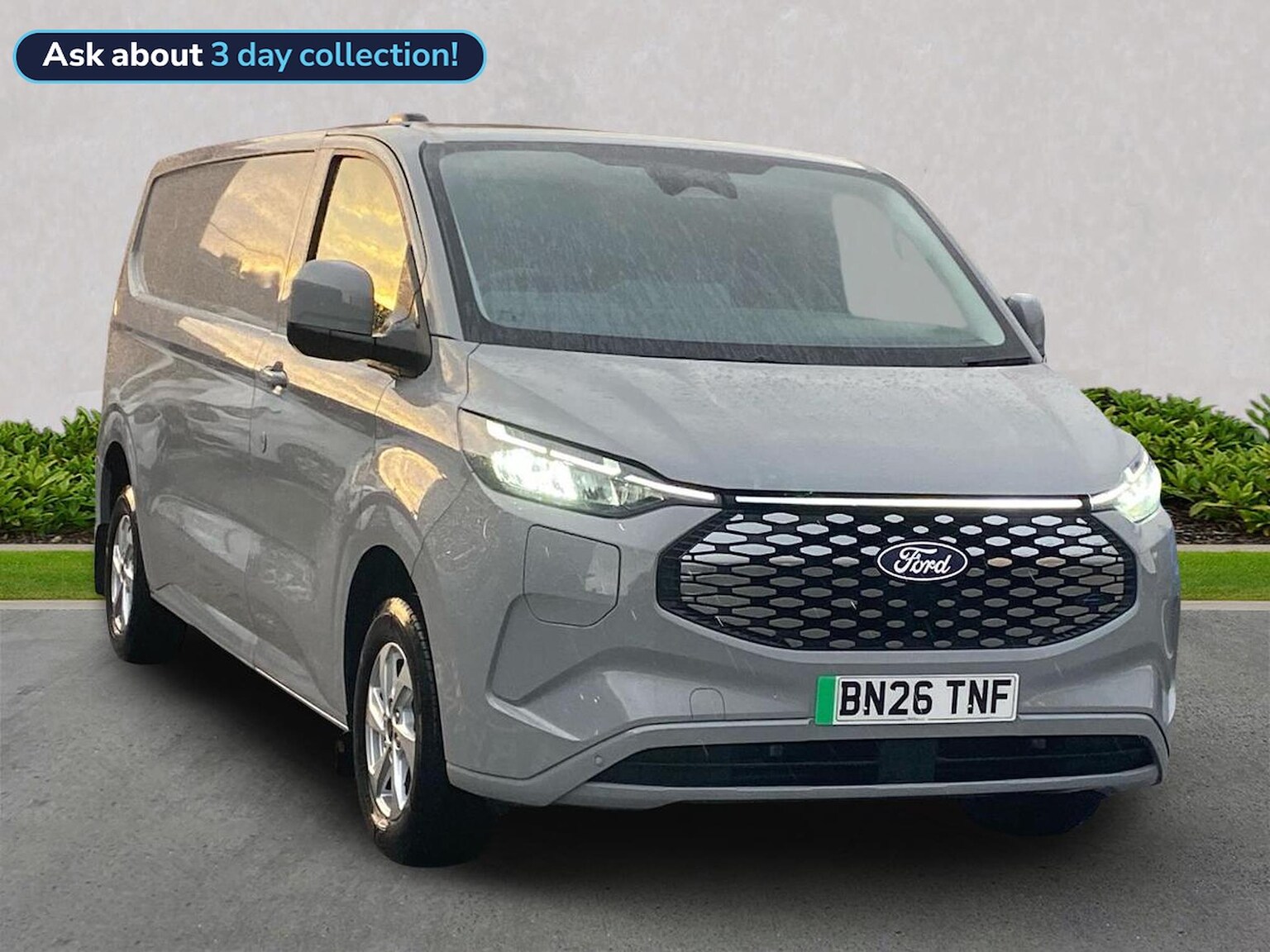 FORD E-TRANSIT CUSTOM 340 L2 ELECTRIC RWD 340 65Kwh Limited Panel Van 5Dr Electric Auto L2 H1 (218 Ps)