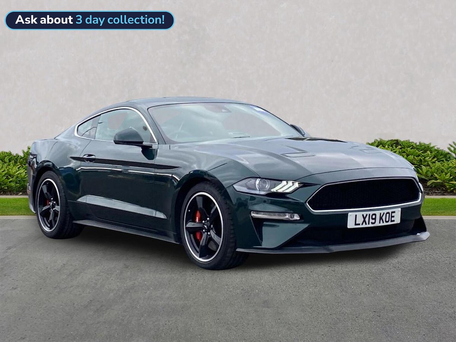 FORD MUSTANG FASTBACK 5.0 V8 Bullitt Fastback 2Dr Petrol Manual Euro 6 (459 Ps)