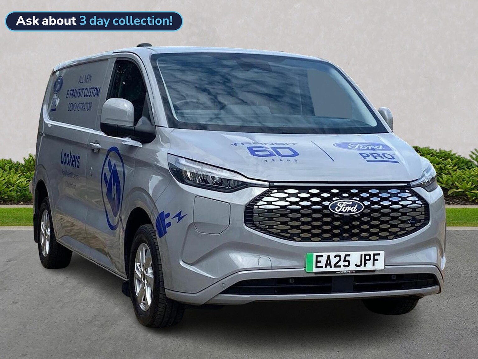 FORD E-TRANSIT CUSTOM 320 L1 ELECTRIC RWD Transit Custom V710 Limited Van 320 L1 65Kwh 100Kw / 136Ps Rwd 1 Speed Automatic