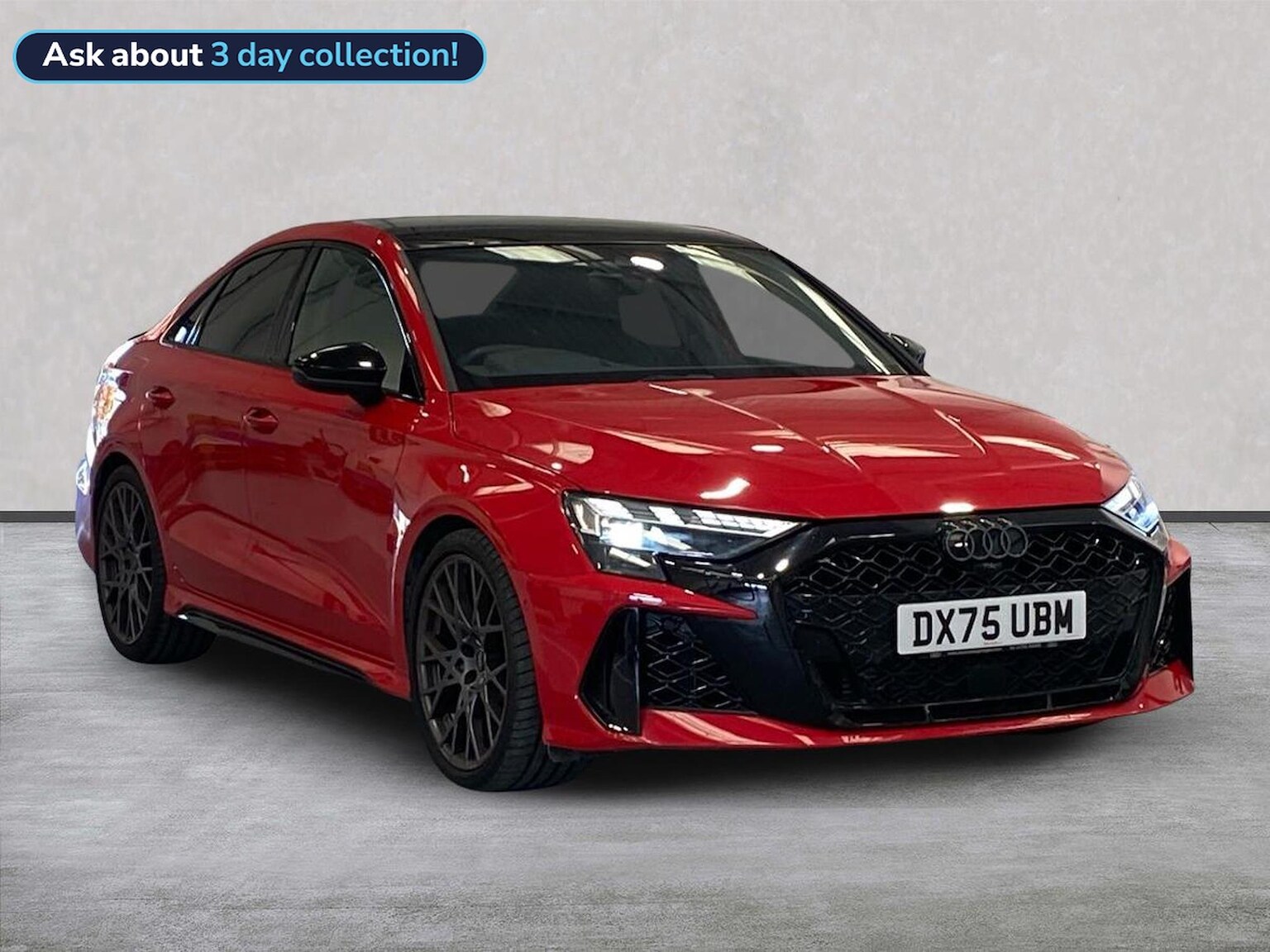 AUDI RS 3 SALOON 2.5 Tfsi Saloon 4Dr Petrol S Tronic Quattro Euro 6 (S/S) (400 Ps)