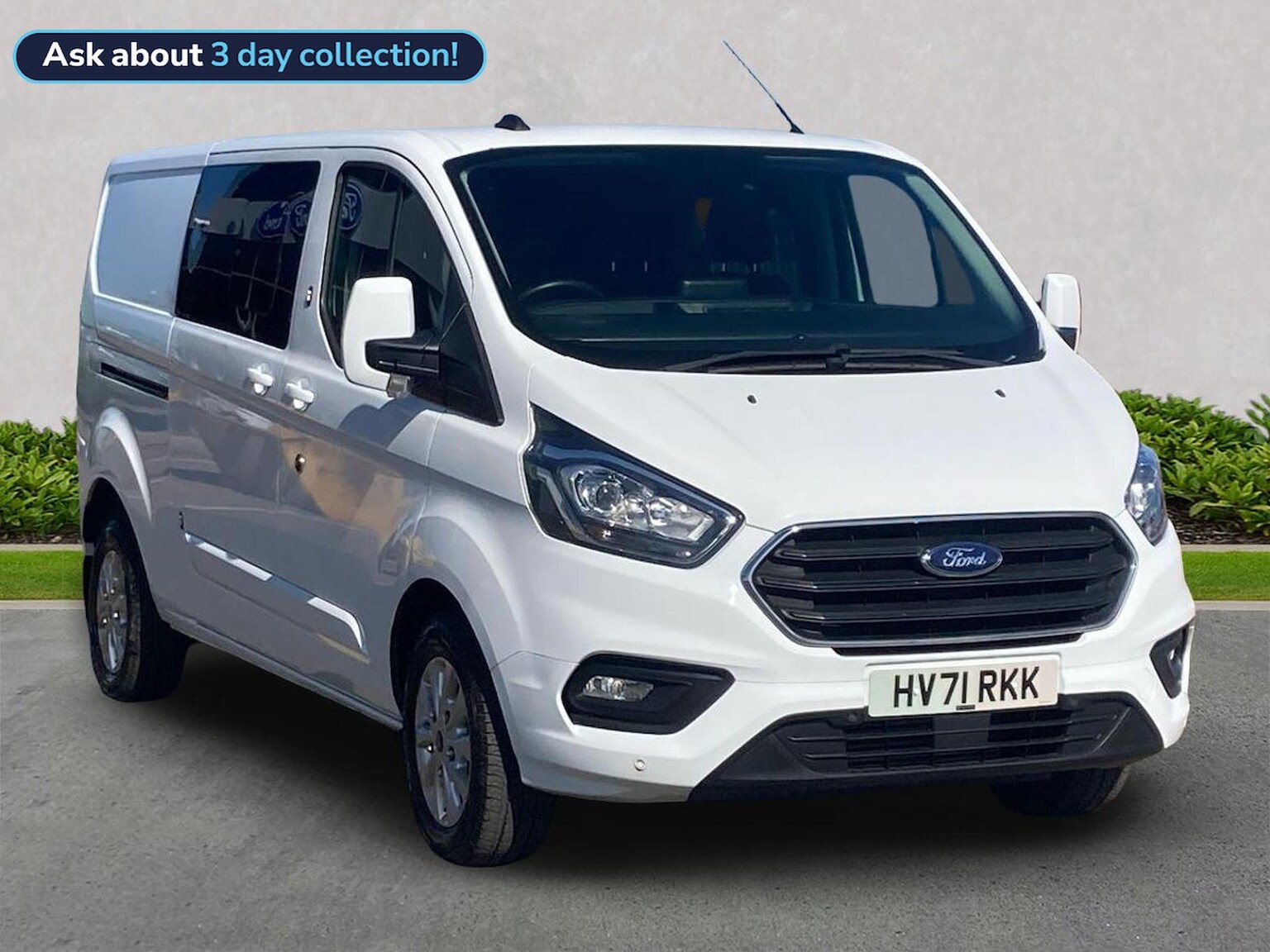 FORD TRANSIT CUSTOM 320 L2 DIESEL FWD 2.0 320 Ecoblue Limited Crew Van Double Cab 5Dr Diesel Manual L2 H1 Euro 6 (S/S) (6 Seat) (130 Ps)