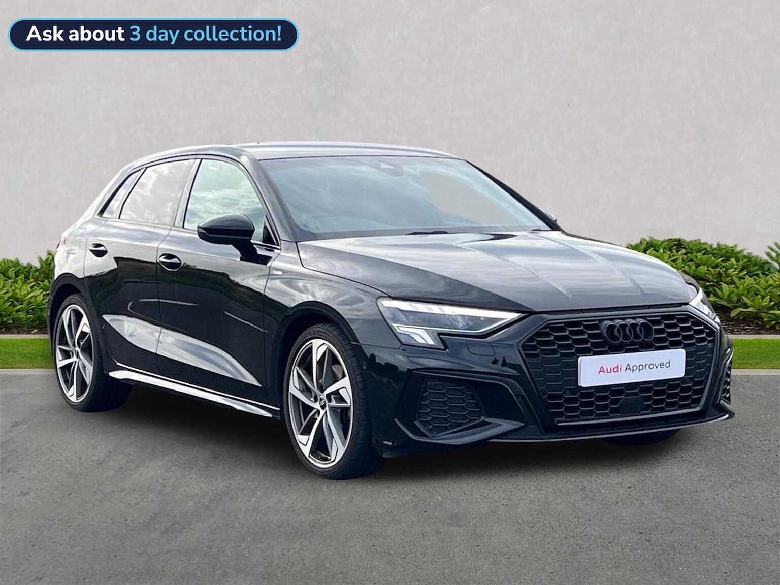 AUDI A3 SPORTBACK 1.5 Tfsi 35 Black Edition Sportback 5Dr Petrol Manual Euro 6 (S/S) (150 Ps)