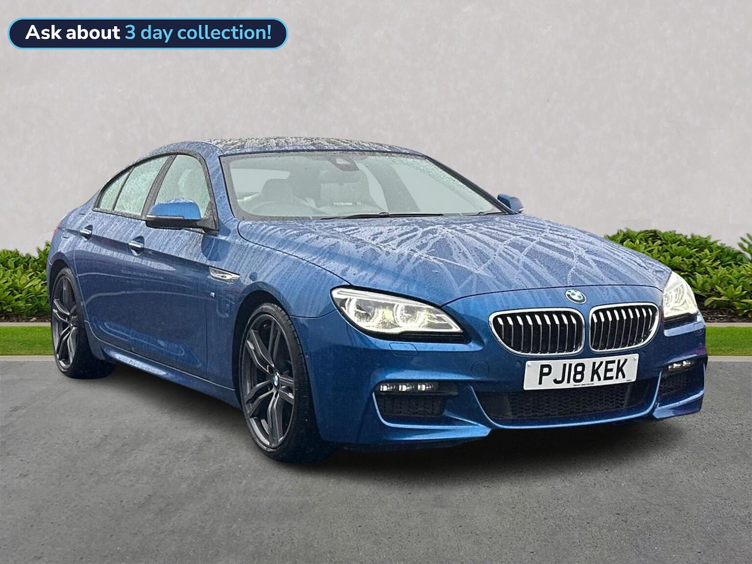 2018 BMW 6 SERIES GRAN DIESEL COUPE 2018 3.0 640D M SPORT SALOON 4DR DIESEL AUTO... photo