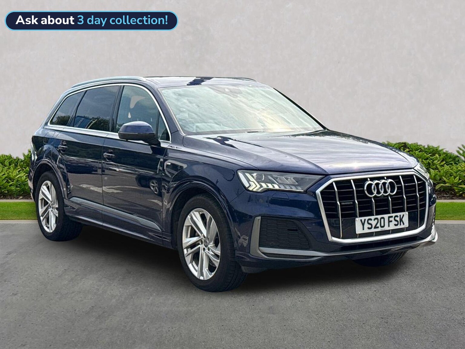 AUDI Q7 DIESEL ESTATE 3.0 Tdi V6 50 S Line Suv 5Dr Diesel Tiptronic Quattro Euro 6 (S/S) (286 Ps)