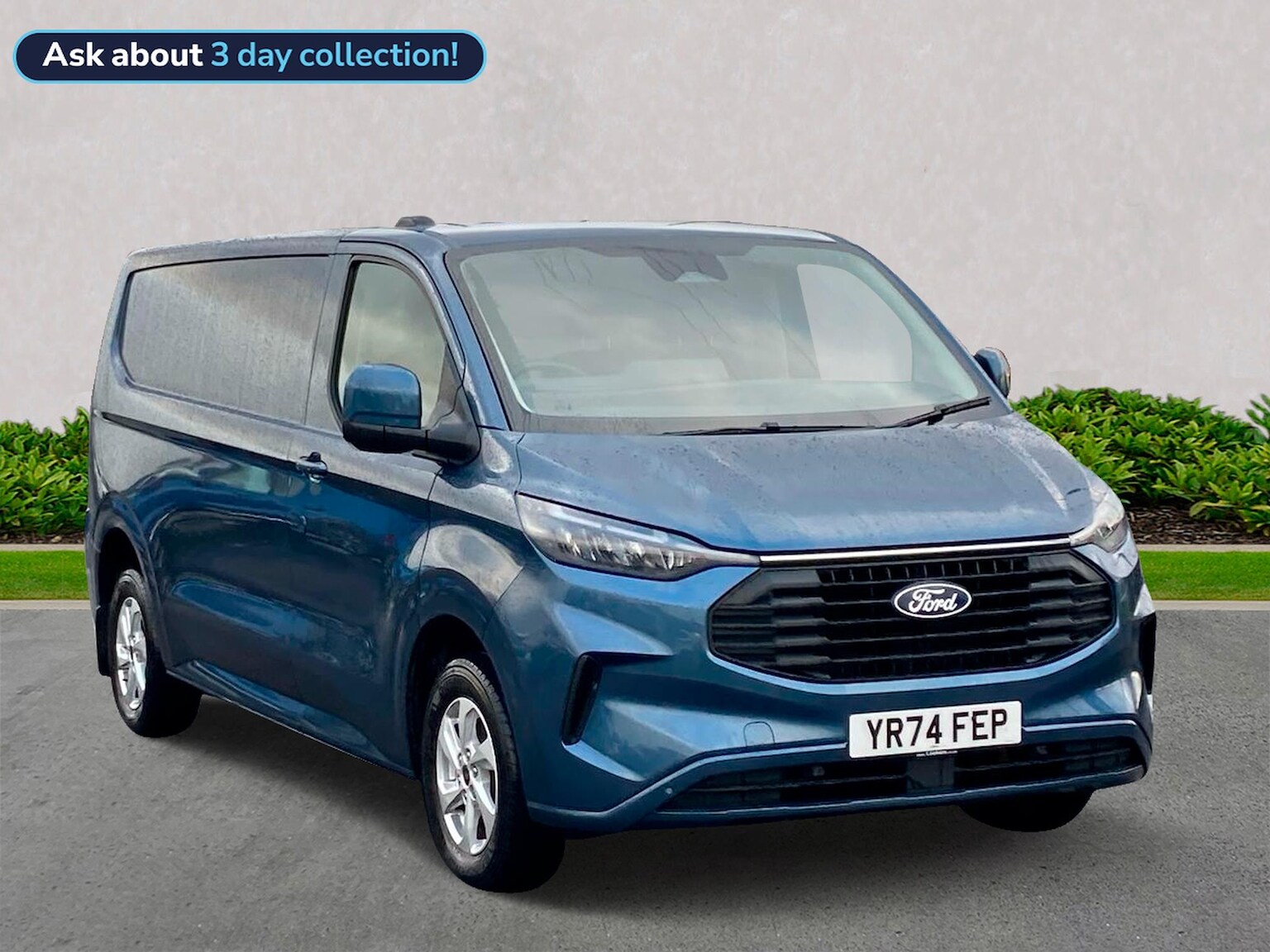 FORD TRANSIT CUSTOM 280 L2 DIESEL FWD 2.0 280 Ecoblue Limited Panel Van 5Dr Diesel Manual L2 H1 Euro 6 (S/S) (136 Ps)