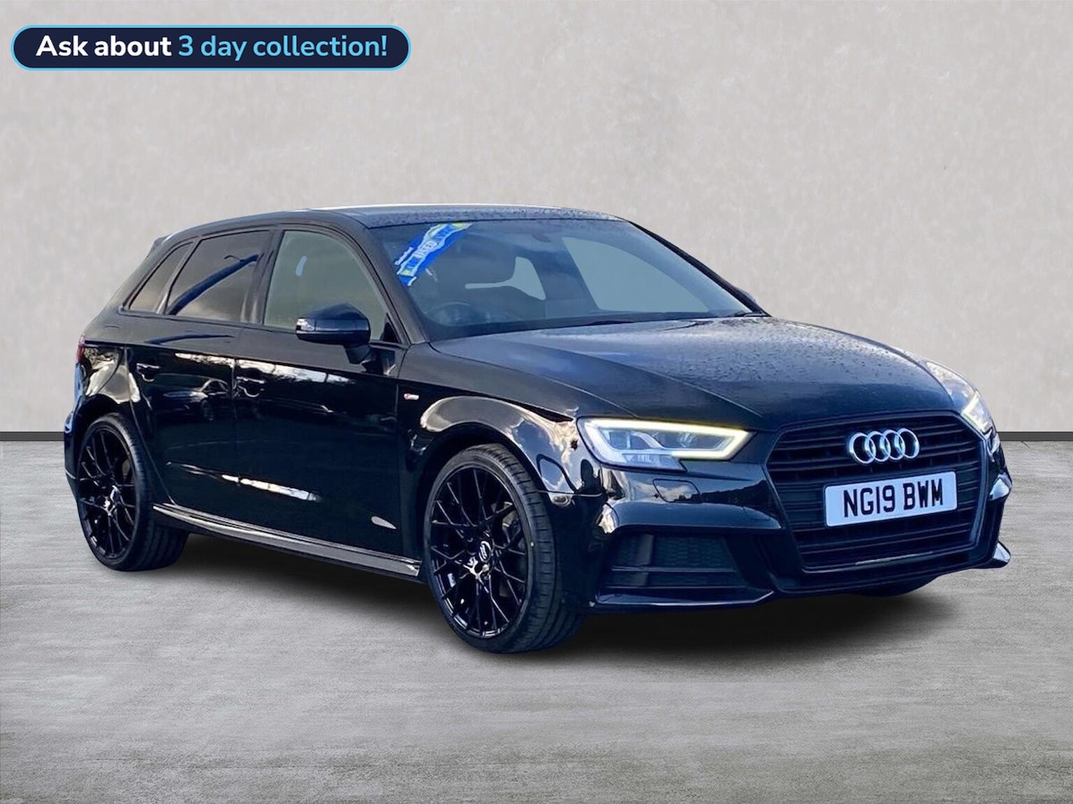 AUDI A3 SPORTBACK 1.5 Tfsi Cod 35 Black Edition Sportback 5Dr Petrol Manual Euro 6 (S/S) (150 Ps)