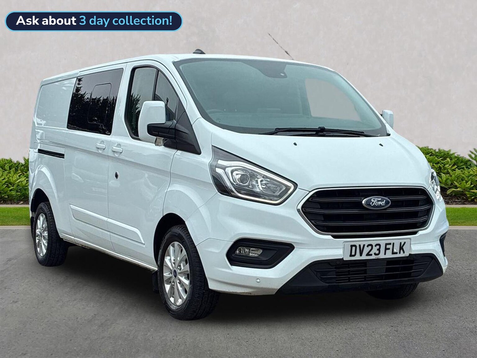 FORD TRANSIT CUSTOM 320 L2 DIESEL FWD 2.0 320 Ecoblue Limited Crew Van Double Cab 5Dr Diesel Manual L2 H1 Euro 6 (S/S) (130 Ps)