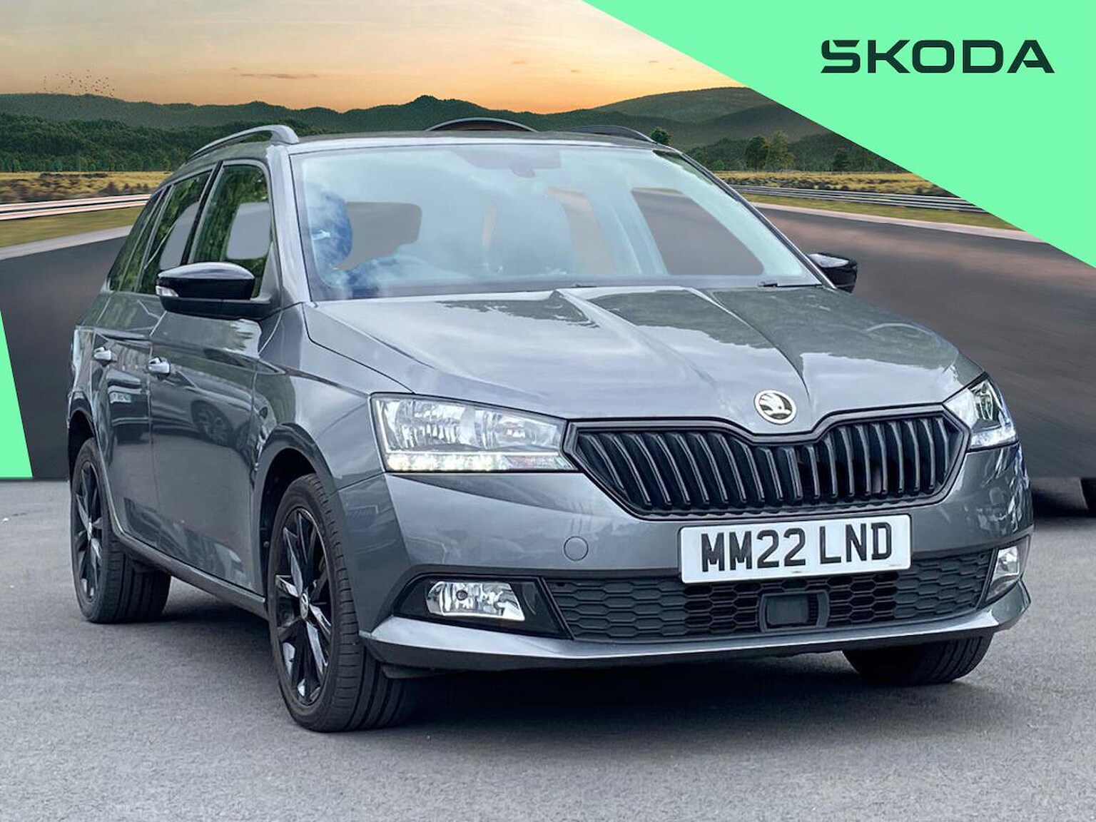 2022 SKODA FABIA ESTATE 2022 1.0 TSI BLACK EDITION ESTATE 5DR PETROL MANUAL EURO 6... photo