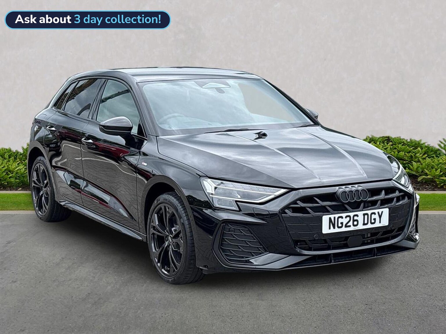 AUDI A3 SPORTBACK 1.5 Tfsie Black Edition Sportback 5Dr Petrol Plug-In Hybrid S Tronic Euro 6 (S/S) 17.9Kwh (204 Ps)
