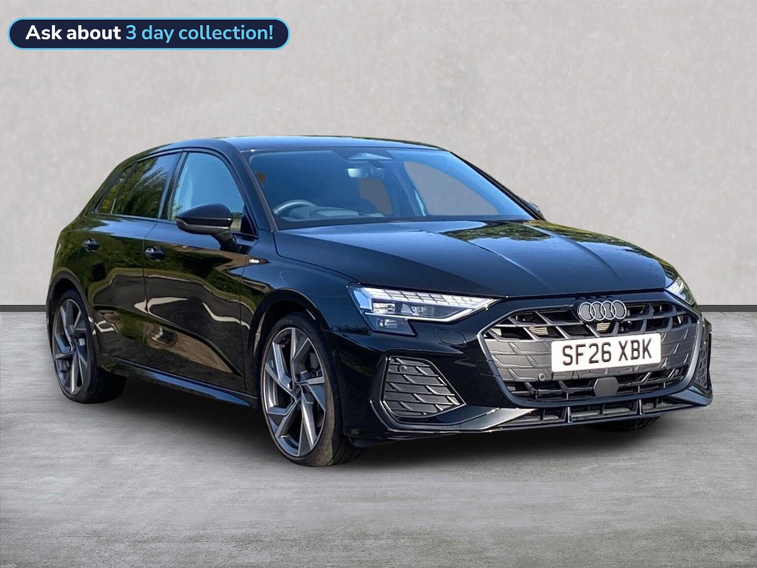 AUDI A3 SPORTBACK 1.5 Tfsi Black Edition Sportback 5Dr Petrol S Tronic Euro 6 (S/S) (150 Ps)