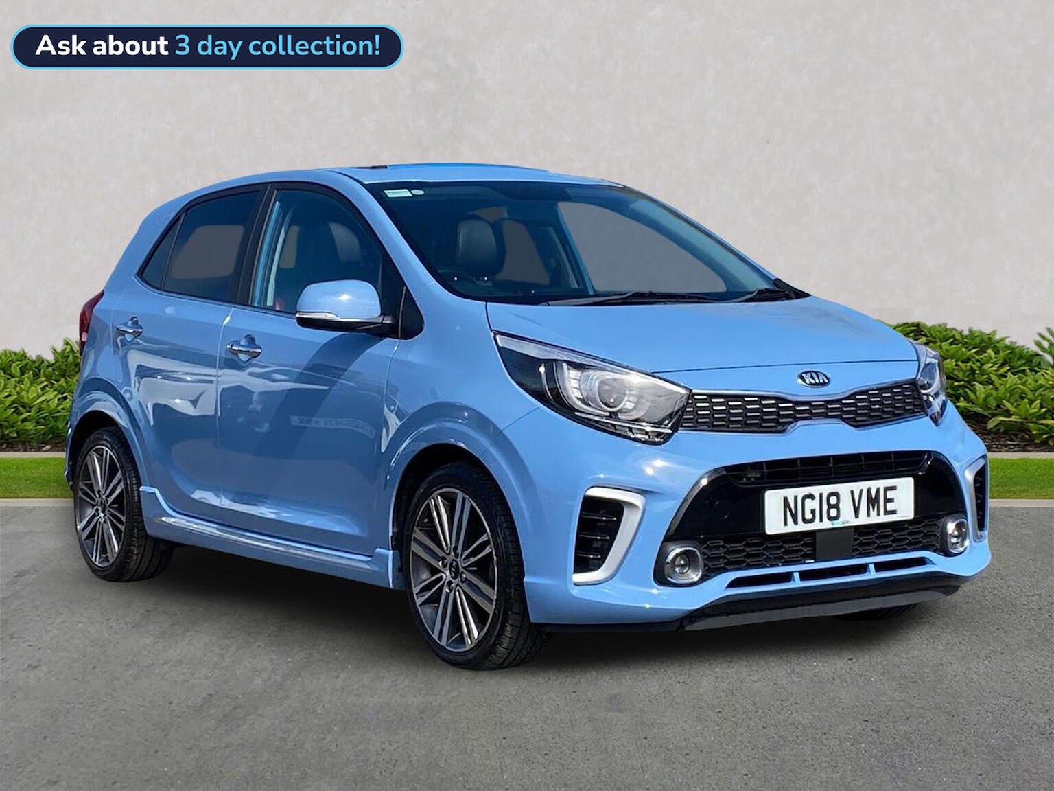 2018 KIA PICANTO HATCHBACK 2018 1.25 GT LINE S 5DR SUN ROOF, SAT NAV, CAMERA,... photo