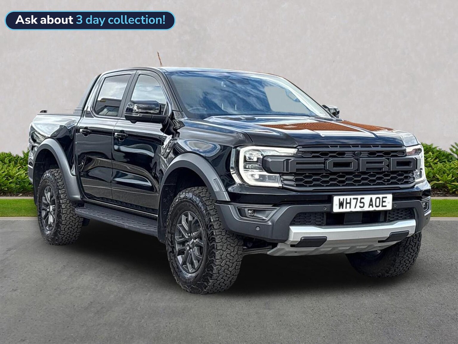FORD RANGER PETROL 3.0T V6 Ecoboost Raptor Pickup Double Cab 4Dr Petrol Auto 4Wd Euro 6 (S/S) (292 Ps)