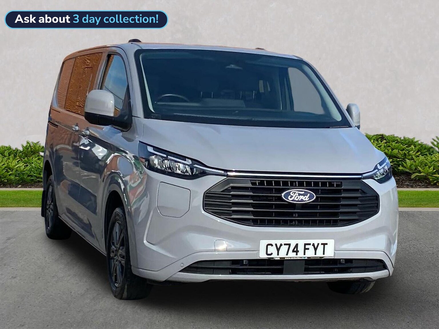 FORD TRANSIT CUSTOM 320 L1 PETROL FWD 2.5 320 Duratec 11.8Kwh Limited Crew Van Double Cab 5Dr Petrol Plug-In Hybrid Auto L1 H1 Euro 6 (232 Ps)