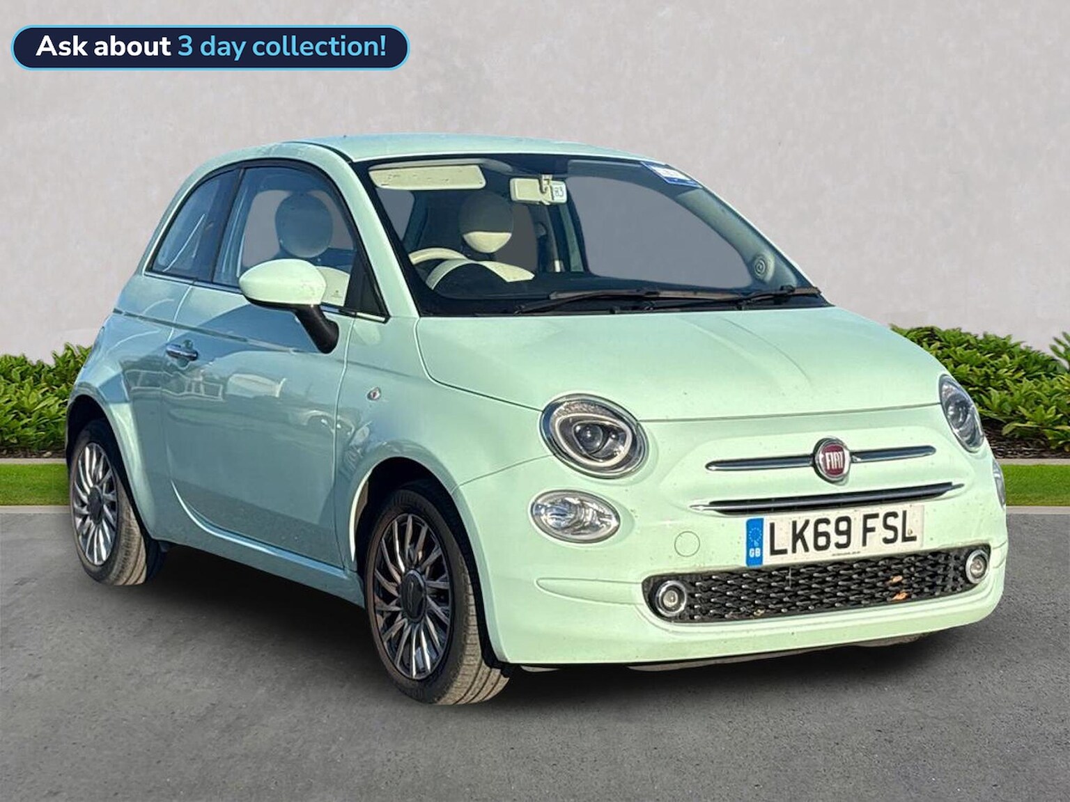 FIAT 500 HATCHBACK 1.2 Lounge Hatchback 3Dr Petrol Manual Euro 6 (S/S) (69 Bhp)