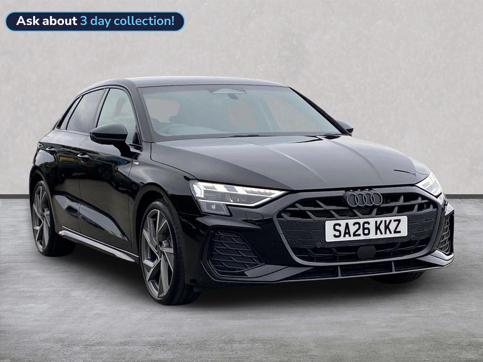 AUDI A3 SPORTBACK 1.5 Tfsi Black Edition Sportback 5Dr Petrol S Tronic Euro 6 (S/S) (150 Ps)