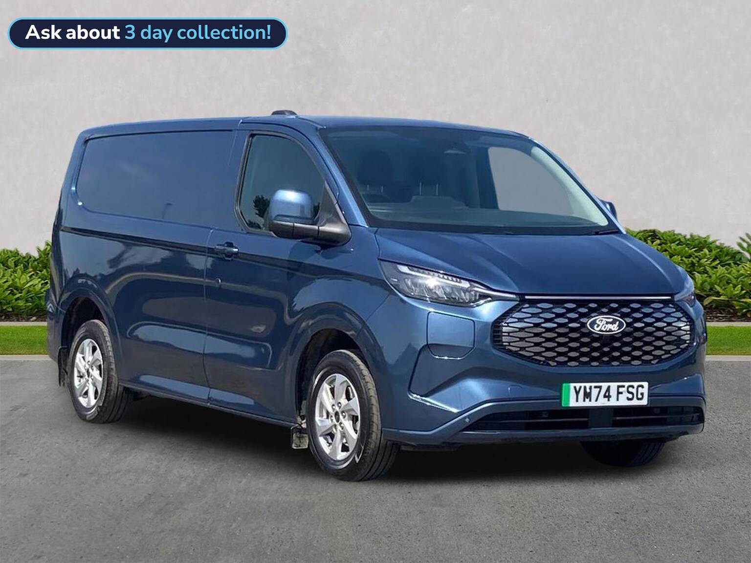FORD E-TRANSIT CUSTOM 320 L1 ELECTRIC RWD 320 65Kwh Limited Panel Van 5Dr Electric Auto L1 H1 (136 Ps)