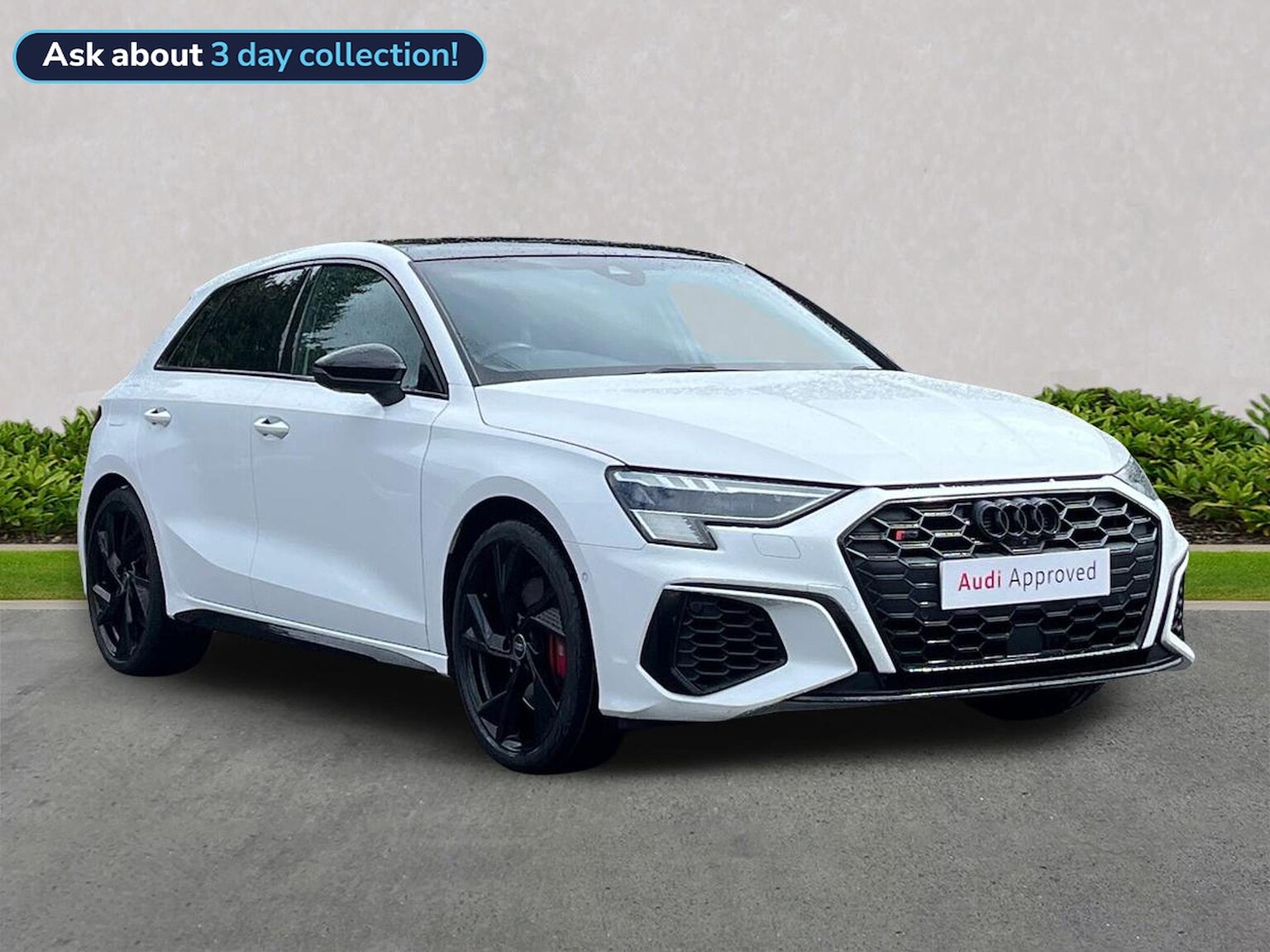 AUDI A3 SPORTBACK S3 Tfsi Black Ed Quattro 5Dr S Tronic [Tech Pro]