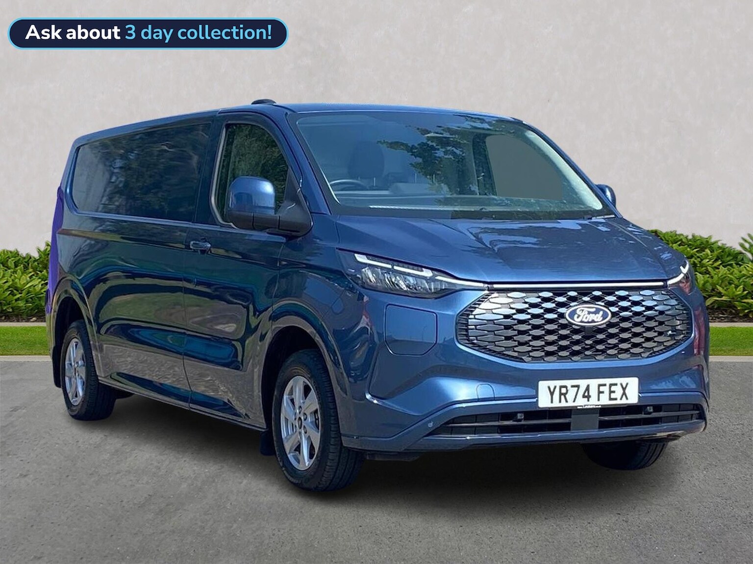 FORD E-TRANSIT CUSTOM 320 L2 ELECTRIC RWD Transit 0Ea Custom 320 Panel Van