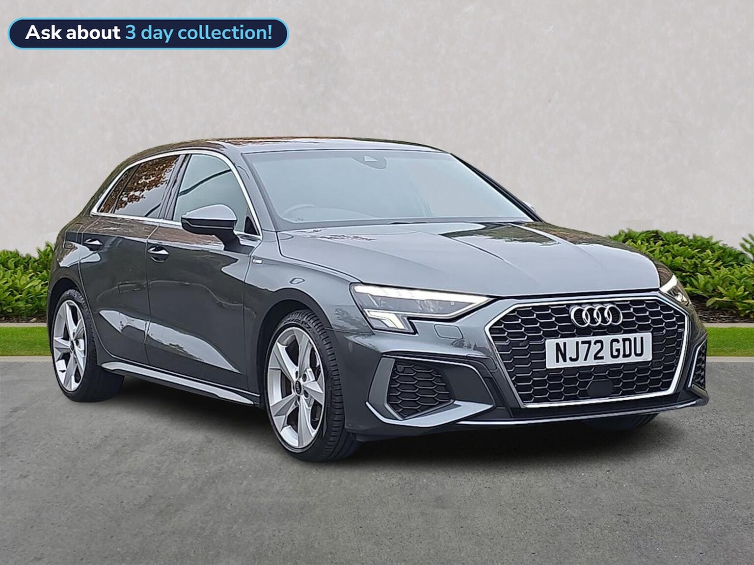 AUDI A3 SPORTBACK 1.0 Tfsi 30 S Line Sportback 5Dr Petrol Manual Euro 6 (S/S) (110 Ps)