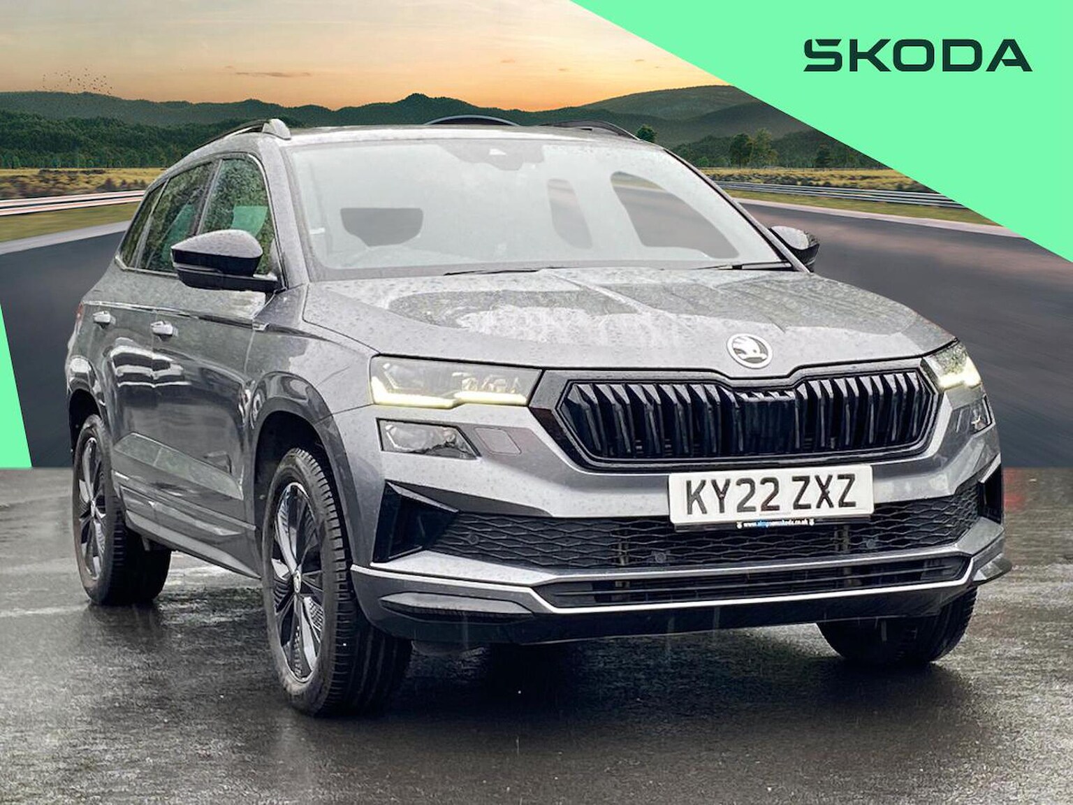 2022 SKODA KAROQ ESTATE 2022 2.0 TSI SPORTLINE SUV 5DR PETROL DSG 4WD EURO 6... photo