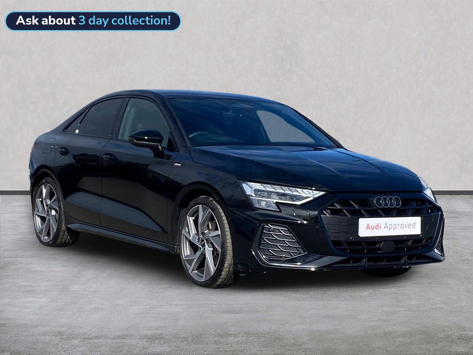 2025 Audi A3 1.5 TFSI Black Edition (MHEV) Saloon 4d S Tronic