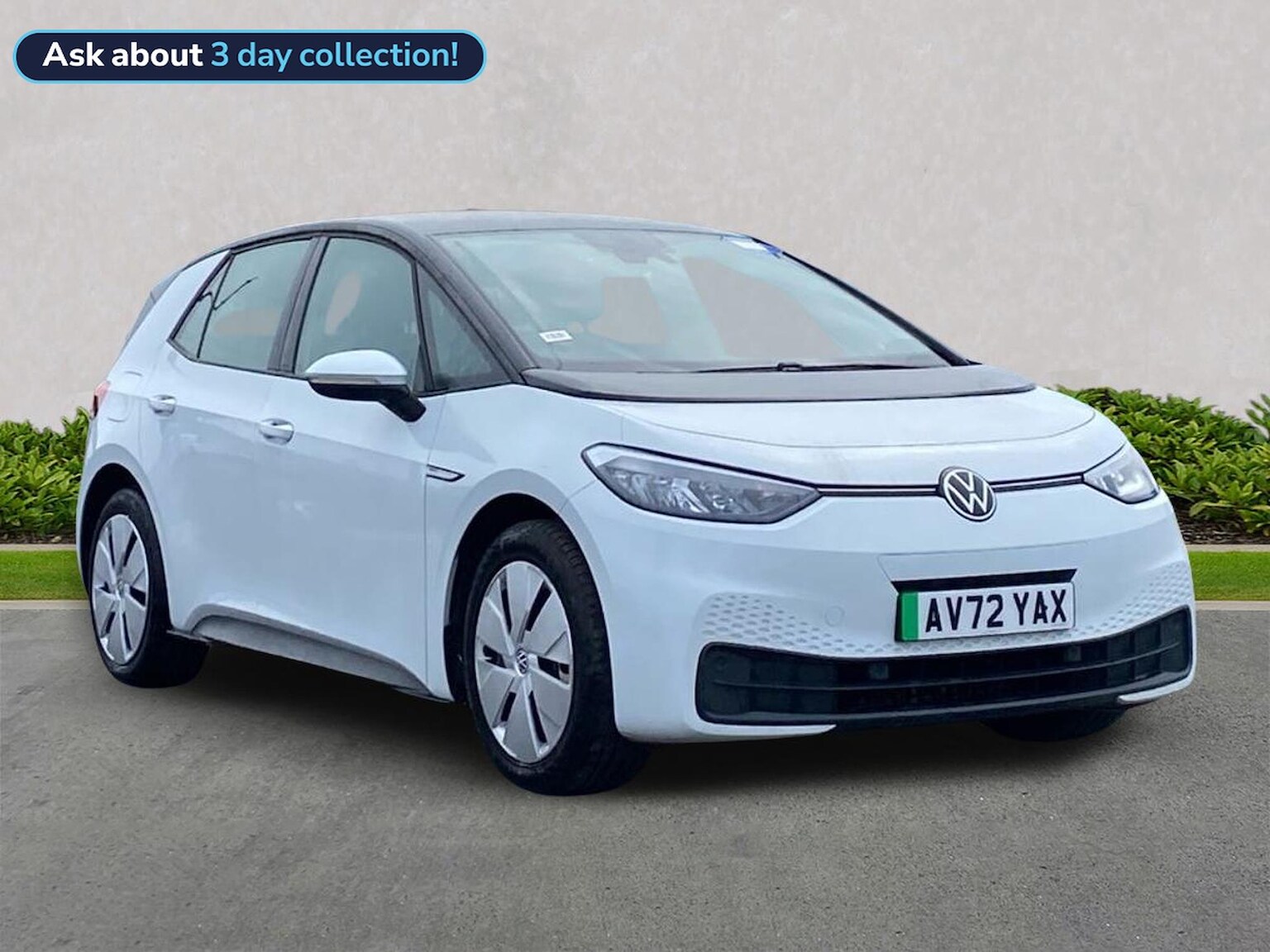 VOLKSWAGEN ID.3 HATCHBACK 150Kw Life Pro Perform 58Kwh 5Dr Auto [120Kw Ch]