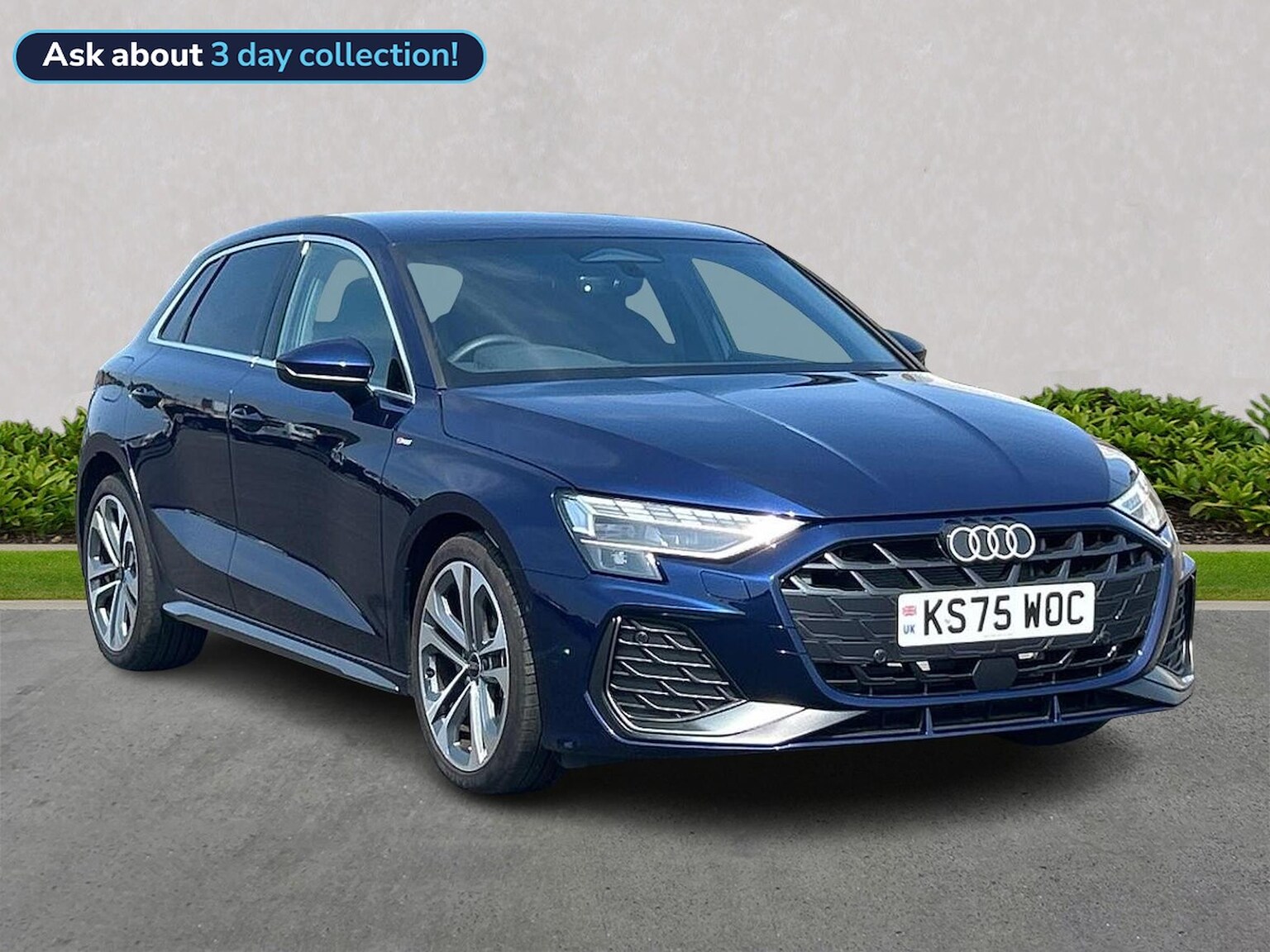 AUDI A3 SPORTBACK 1.5 Tfsi 30 S Line Sportback 5Dr Petrol S Tronic Euro 6 (S/S) (116 Ps)
