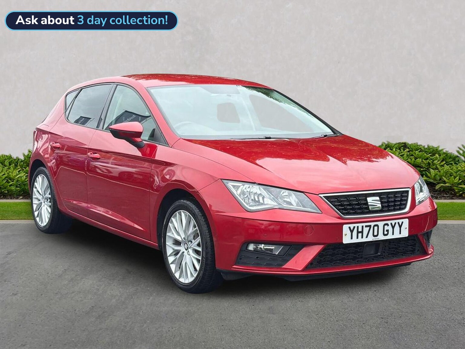 2020 seat leon hatchback 2020 leon 1.0 tsi se dynamic [ez] 5dr hatchback  approved petrol hatchback manual 38,615 mls 1l £10,999... photo