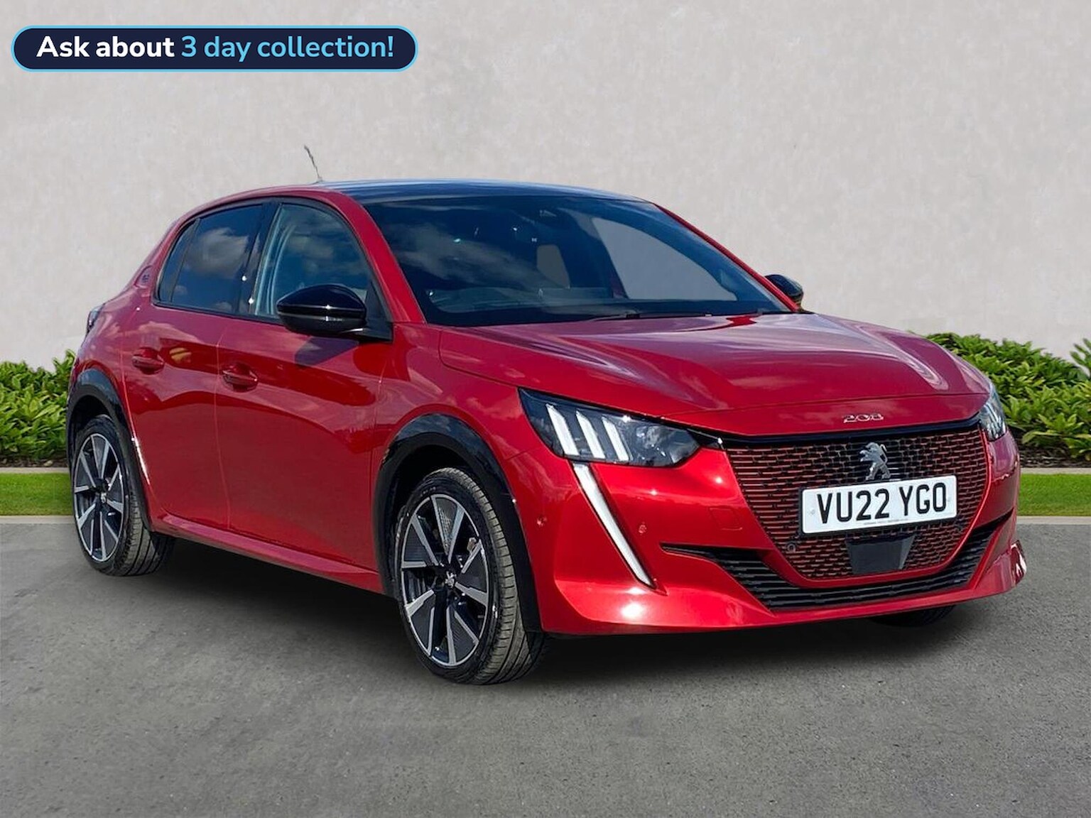 2022 208 ELECTRIC HATCHBACK 2022 100KW GT 50KWH 5DR AUTO SAT NAV, CAMERA, BLUETOOTH... photo